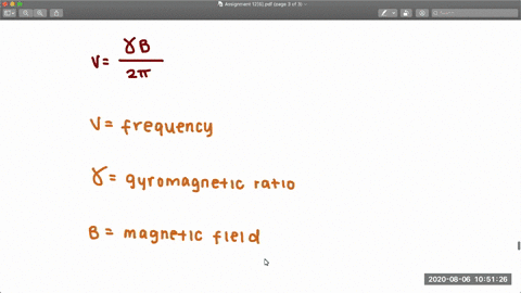 what-is-the-frequency-for-proton-resonance-at-a-magnetic-field-strength-of-10-mathrmt