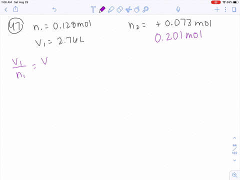 a-balloon-contains-0128-mol-of-gas-and-has-a-volume-of-276-l-if-an-additional-0073-mol-of-gas-is-add