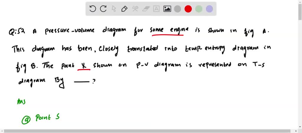 SOLVED:A pressure-volume diagram for some engine is shown in figure A ...