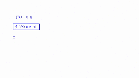 find-the-inverse-function-of-f-informally-verify-that-fleftf-1xrightx-and-f-1fxx-fxx11