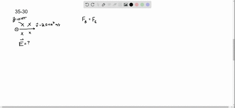 what-electric-field-strength-and-direction-will-allow-the-electron-in-figure-3530-to-pass-through-th