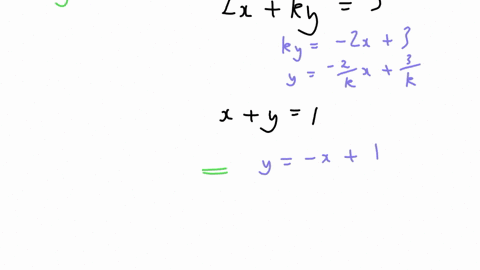 for-what-value-of-k-are-the-two-lines-2-xk-y3-and-xy1-a-parallel-b-perpendicular-2
