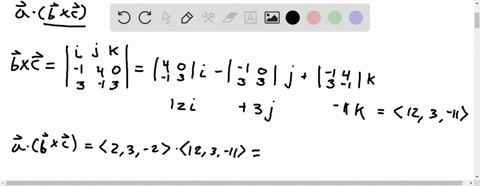 three-vectors-mathbfa-mathbfb-and-mathbfc-are-given-a-find-their-scalar-triple-product-mathbfa-cdo-3
