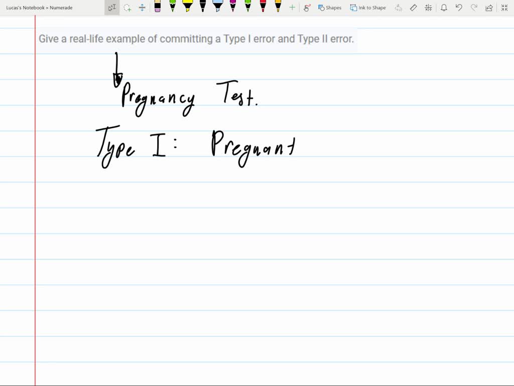 SOLVED:Give a real-life example of committing a Type I error and Type ...