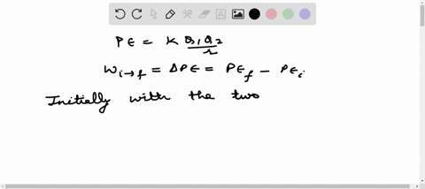 two-point-charges-q_135-mu-mathrmc-and-q_275-mu-mathrmc-are-initially-very-far-apart-they-are-then-b