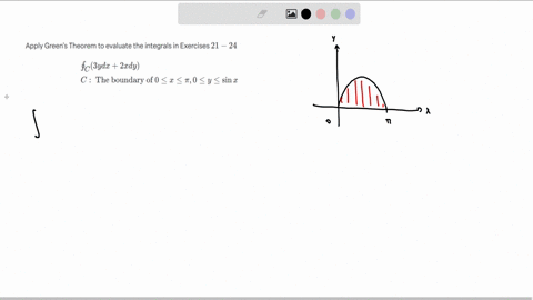 apply-greens-theorem-to-evaluate-the-integrals-in-exercises-21-24-beginarrayloint_c3-y-d-x2-x-d-y-c