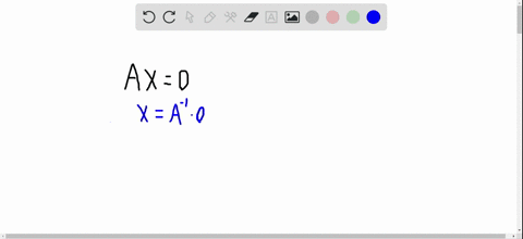 what-is-the-solution-of-the-system-of-equations-a-x0-if-a-1-exists-discuss-the-solution-of-a-x0-if-a