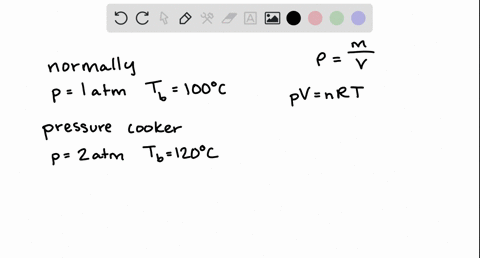 SOLVED:A typical pressure cooker operates at twice normal atmospheric ...
