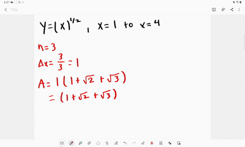 find-the-approximate-area-under-the-curves-of-the-given-equations-by-drviding-the-indicated-interv-8