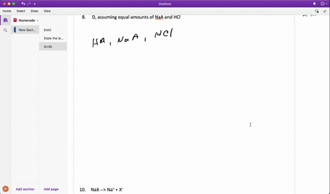 consider-a-solution-prepared-by-mixing-a-weak-acid-ha-hcl-and-naa-which-of-the-following-statements-