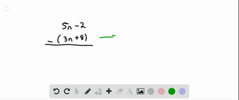 simplify-beginarrayr5-n-2-3-n8-hlineendarray