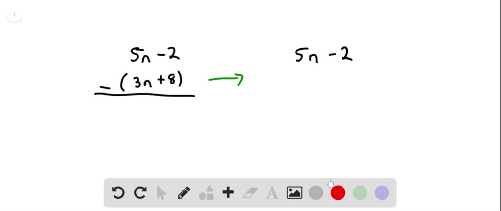 Solved Simplify Begin Array R 5 N 2 3 N 8 Hline End Array