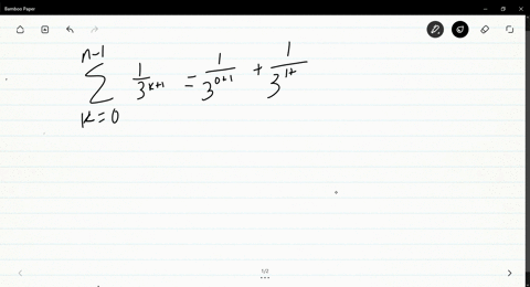 write-out-each-sum-sum_k1n-1-frac13k1
