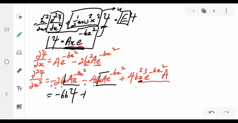 a-one-dimensional-harmonic-oscillator-wave-function-is-psia-x-e-l-x2-a-show-that-psi-satisfies-equat