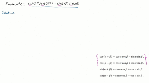 find-the-exact-value-of-each-expression-cos-70circ-cos-20circ-sin-70circ-sin-20circ