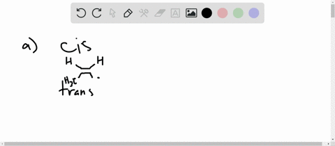 draw-the-cis-and-trans-isomers-for-each-of-the-following-116-a-2-pentene-b-3-hexene