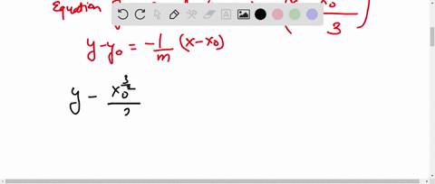 the-x-coordinate-of-a-point-on-the-curve-9-y2x3-the-normal-at-which-cuts-off-equal-intercepts-on-the