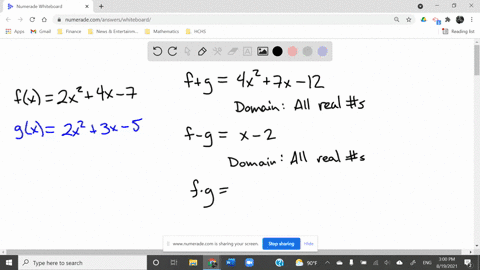 use-the-given-functions-f-and-g-to-find-fg-f-g-f-g-and-fracfg-state-the-domain-of-each-fx2-x24-x-7-g