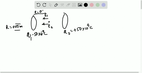 two-10-cm-diameter-charged-disks-face-cach-other-20-mathrmcm-apart-the-left-disk-is-charged-to-50-nc