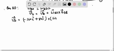 knowing-that-at-the-instant-shown-bar-a-b-has-a-constant-angular-velocity-of-4-rads-clockwise-determ