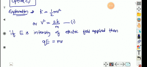 the-mass-of-a-proton-is-1836-times-that-of-an-electron-an-electron-and-a-proton-are-projected-into-a