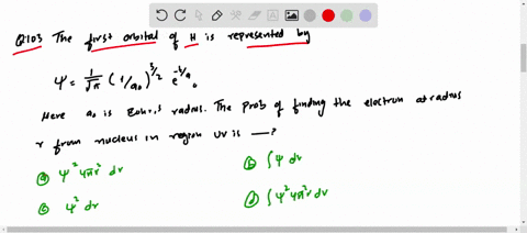 the-first-orbital-of-mathrmh-is-represented-by-psifrac1sqrtpileft1-a_0right3-2-mathrme-t-2-here-a_0-
