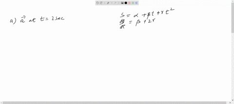 SOLVED:Λparticle moves along a straight line such that its displacement ...
