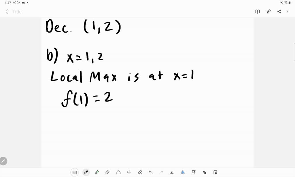 Solved 1 F X X 3 A 3x 2 A 9x A 1 21pts A List All The Critical Values Of F X B Increasing Interval S Of F X C Decreasing Interval S Of F X D Local Maxima