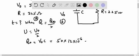 a-120-mu-mathrmf-capacitor-is-charged-to-a-potential-of-500-mathrmv-and-then-discharged-through-a-22