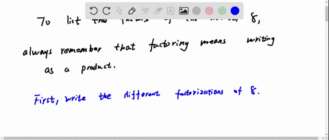 list-the-factors-of-each-number-see-examples-1-and-2-8