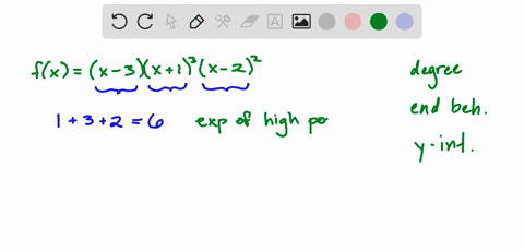 state-the-degree-of-each-function-the-end-behavior-and-y-intercept-of-its-graph-fxx-3x13x-22
