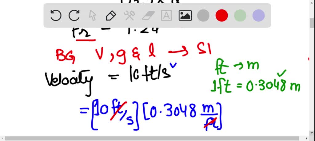 SOLVED An Important Parameter For Free surface Flows Is The Froude N number Fr V Gh 