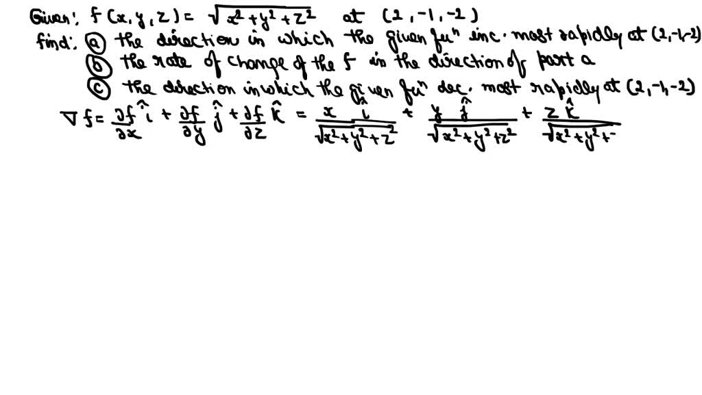 SOLVEDNote These are the same functions. (a) Find the direction in
