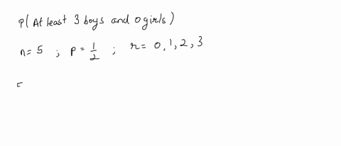 suppose-a-family-has-5-children-suppose-also-that-the-probability-of-having-a-girl-is-frac12-find--5