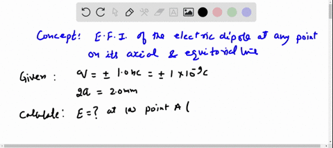 an-electric-dipole-is-formed-from-pm-10-mathrmnc-point-charges-spaced-20-mathrmmm-apart-the-dipole-i