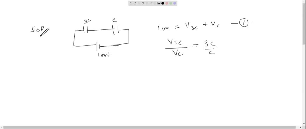 SOLVED:Two identical parallel plate capacitors are connected in series ...