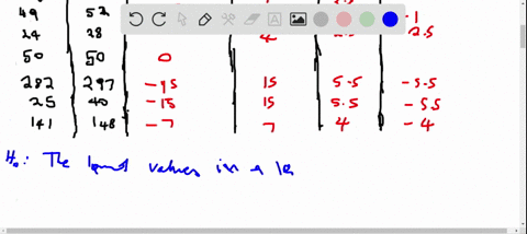 SOLVED:For Exercises 9-14, use the Wilcoxon signed-rank test to test ...