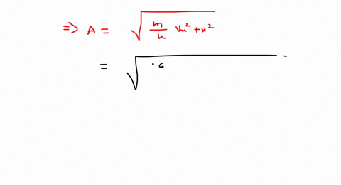 a-060-mathrmkg-mass-undergoes-simple-harmonic-motion-on-a-spring-with-k14-mathrmn-mathrmm-the-oscill