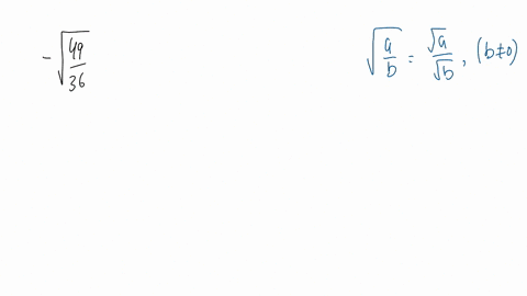 find-each-square-root-see-example-1-sqrtfrac4936