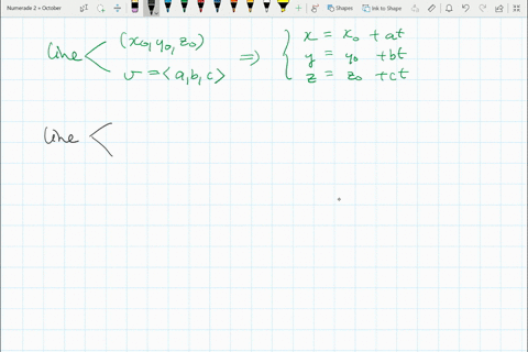 6-12-find-parametric-equations-and-symmetric-equations-for-the-line-the-line-through-1-11-and-parall