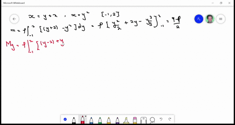 find-m_x-m_y-and-overlinex-overliney-for-the-laminas-of-uniform-density-boldsymbolrho-bounded-by--14