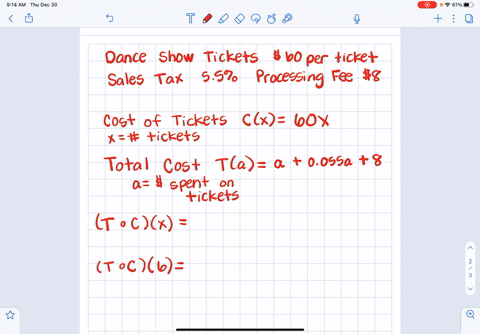 the-cost-to-buy-tickets-online-for-a-dance-show-is-60-per-ticket-a-write-a-function-that-represents-