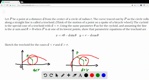 let-p-be-a-point-at-a-distance-d-from-the-center-of-a-circle-of-radius-r-the-curve-traced-out-by-p-a
