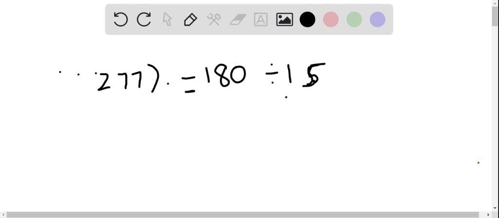 SOLVED Divide 180 div 15