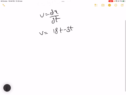 the-position-of-a-particle-is-given-by-the-equation-st3-6-t39-t-where-t-is-measured-in-seconds-and-s