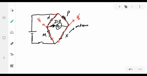 the-circuit-shown-in-fig-mathrmp-2681-called-a-wheatstone-bridge-is-used-to-determine-the-value-of-a