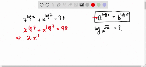 if-7log-xxlog-798-then-log-_10-sqrtx-then-fracabfracba-1-47-2-51-3-14-4-49