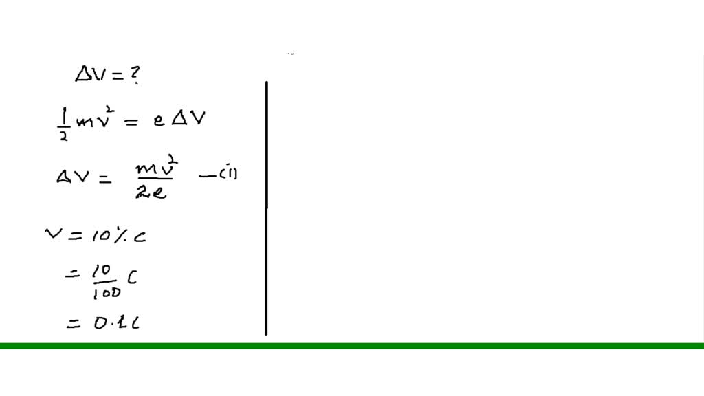 solved-find-the-potential-difference-required-to-accelerate-protons