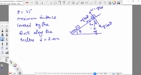 a-small-box-with-mass-0600-mathrmkg-is-placed-against-a-compressed-spring-at-the-bottom-of-an-inclin