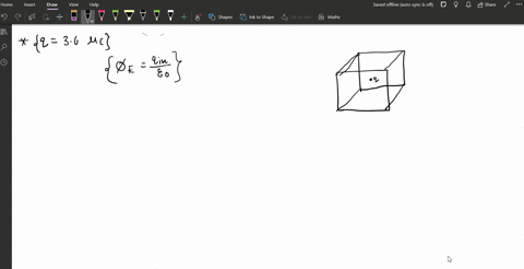 a-36-mu-c-charge-is-at-the-center-of-a-cube-60-mathrmcm-on-each-side-whats-the-electric-flux-through